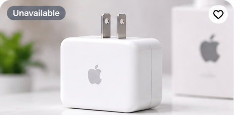 iPhone 20W USB-C power adapter